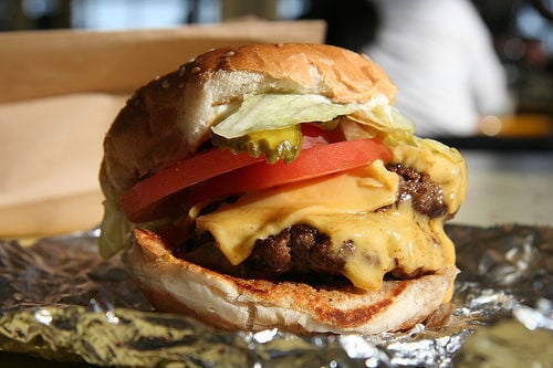 10. Five Guys, Absecon: Cheeseburger ($6.79)